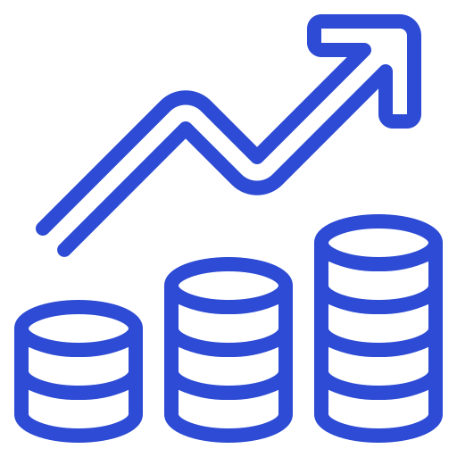 Revenue building icon